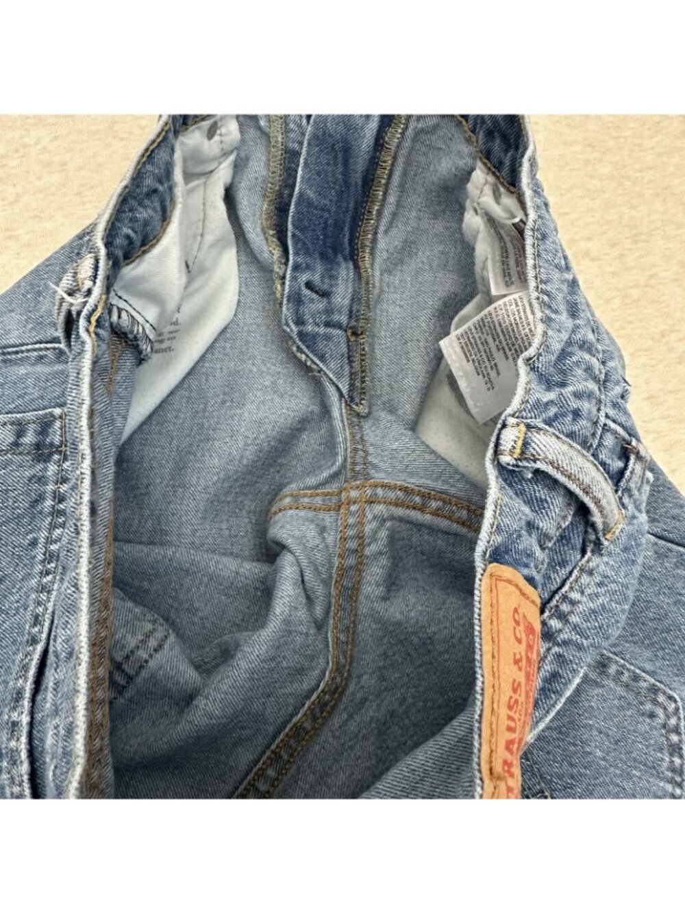 Levi's 502 Regular Fit Men's Size 32' x 32' Tapered Stretch Denim Blue Jeans - Picture 11 of 13